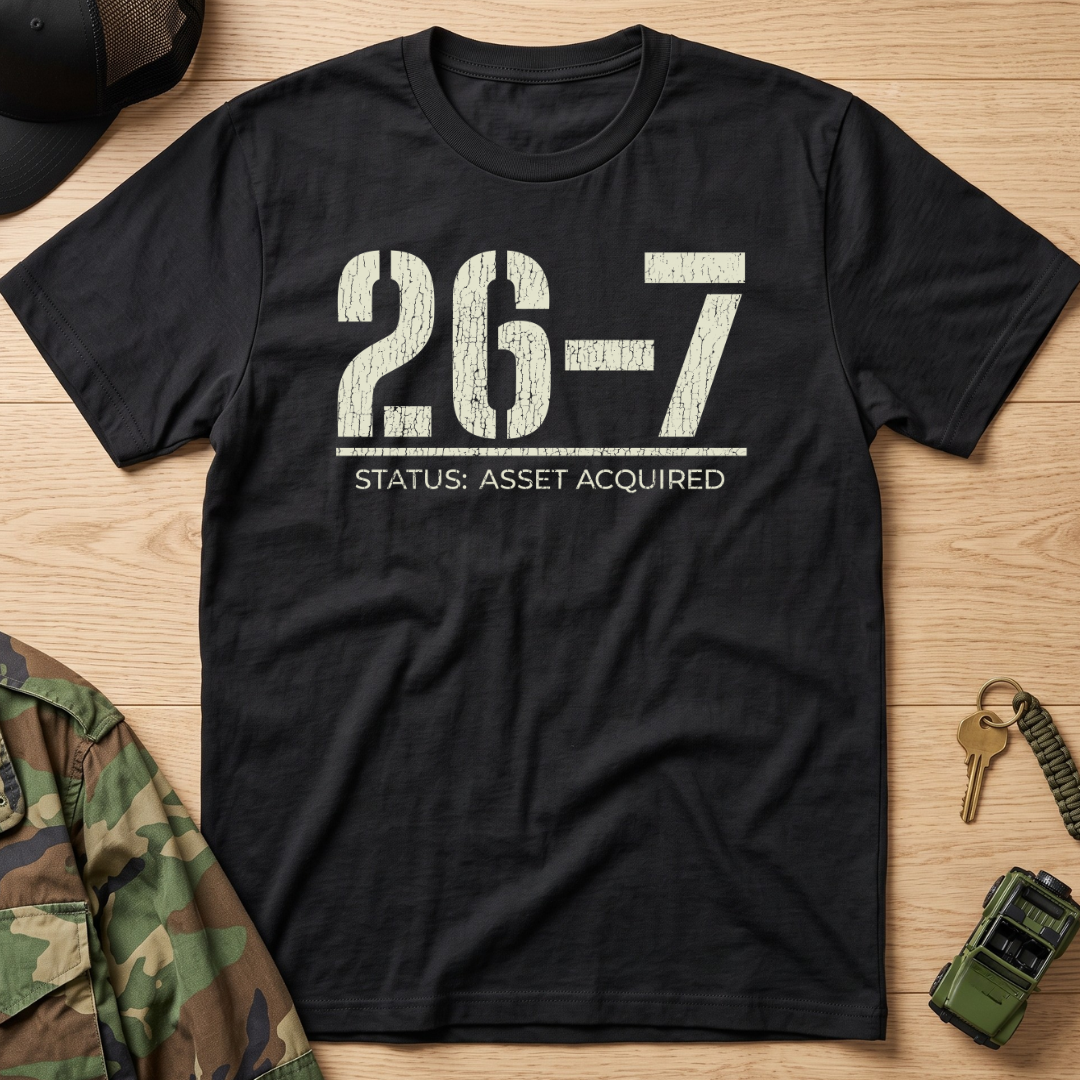 26-7 Status:Asset Acquired T-Shirt