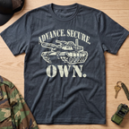Advance. Secure. Own. Vintage Military Tank T-Shirt