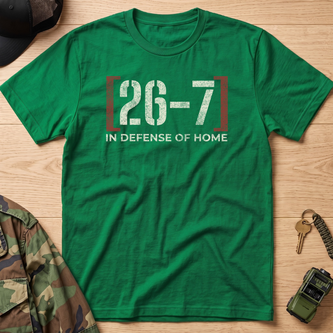 26-7 In Defense of Home T‑Shirt