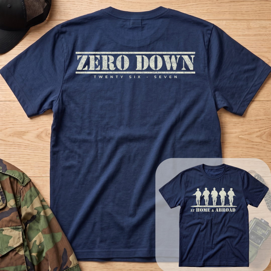 Home & Abroad Military Soldiers T-Shirt - Support Our Troops Tee Oversized Cotton