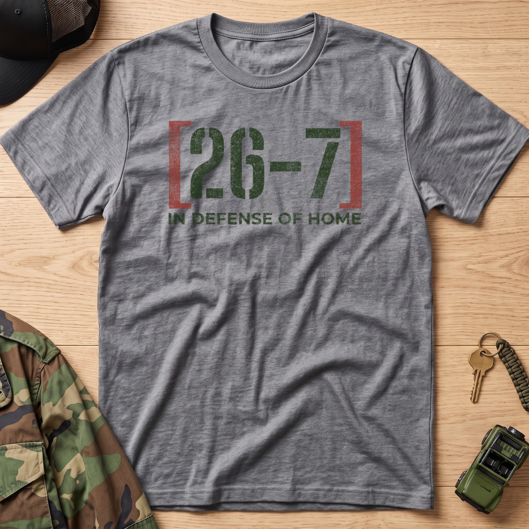 26-7 In Defense of Home T‑Shirt